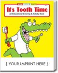 CS0335 Its Tooth Time Coloring and Activity Book with Custom Imprint